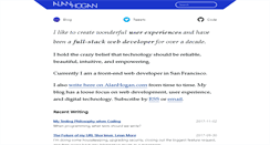 Desktop Screenshot of alanhogan.com
